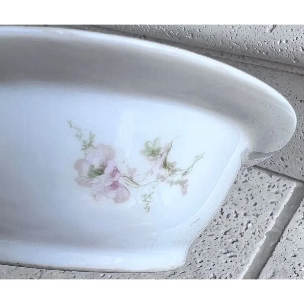 Vintage GDA CH Field Haviland Limoges France Floral Dinner Plates & Serving Dish